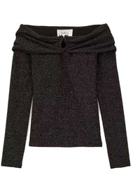 Ba&sh Bai Off Shoulder Top - Black