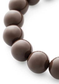 VANESSA  BARONI Mini Beads Flex Bracelet - Chocolate