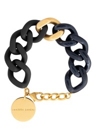 VANESSA  BARONI Flat Chain Bracelet - Black Universe