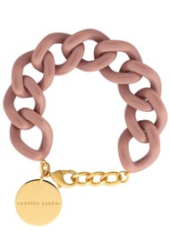 VANESSA  BARONI Flat Chain Bracelet - Mocha Mousse