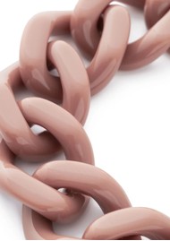 VANESSA  BARONI Flat Chain Bracelet - Mocha Mousse