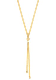 RACHEL JACKSON Lifestream Y- Chain Necklace - Gold