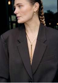 RACHEL JACKSON Lifestream Y- Chain Necklace - Gold