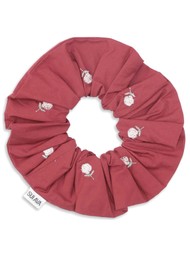 SUI AVA Bobbie Cotton Scrunchie - Burgundy