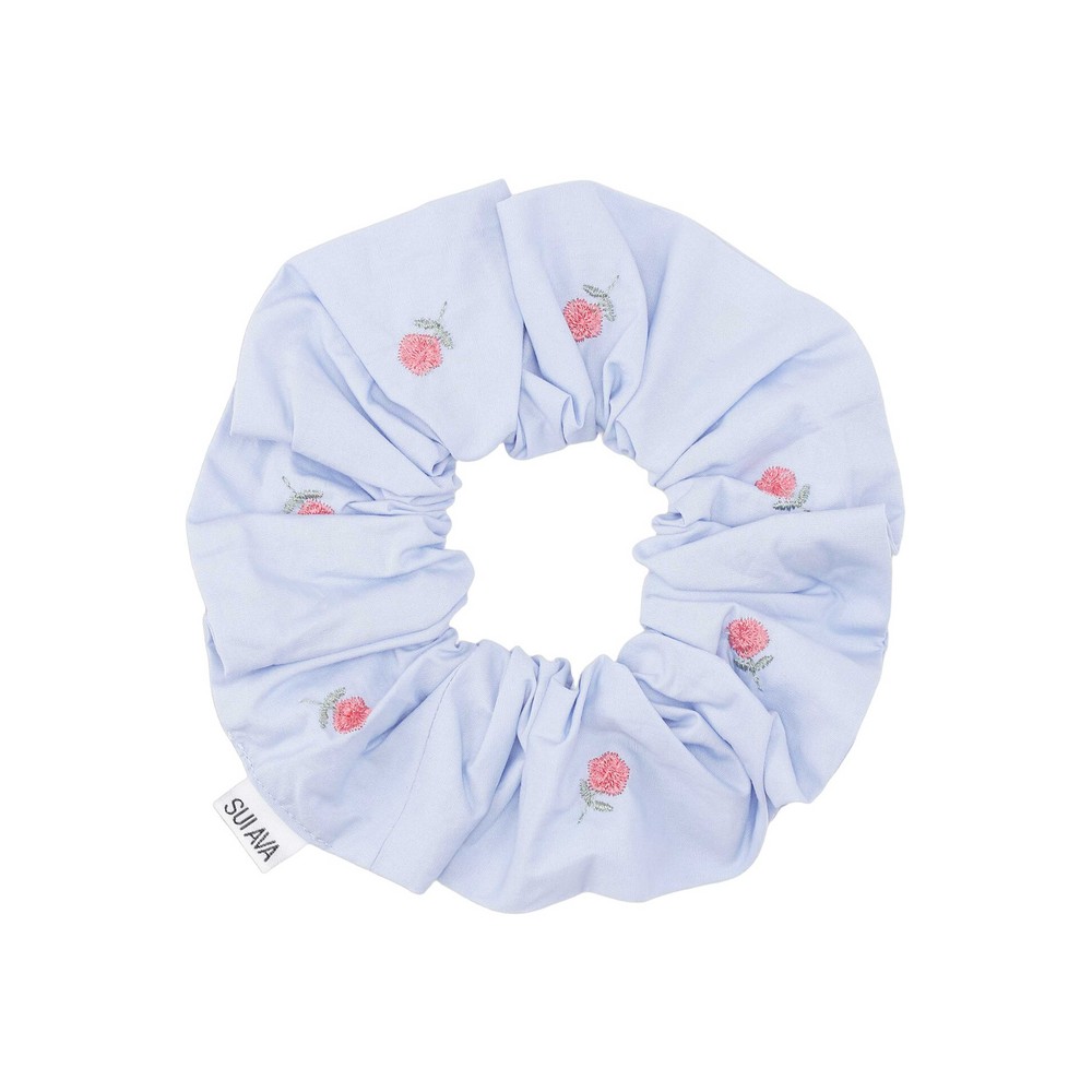 Sui Ava Women's Light/Blue Bobbie Cotton Scrunchie