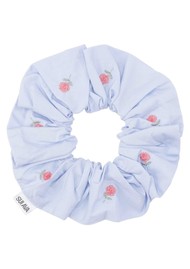 SUI AVA Bobbie Cotton Scrunchie - Light Blue