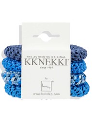 KKNEKKI Hair Bundle 4 Pack - Blue Royal