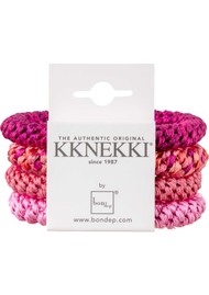 KKNEKKI Hair Bundle 4 Pack - Cerise/Pinks