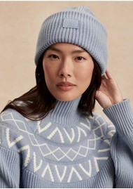 VARLEY Carly Rib Beanie - Glacier Blue