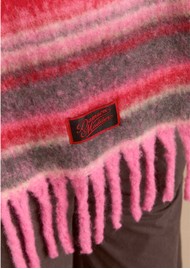 DAMSON MADDER DM Fluffy Brushed Oversized Scarf - Pink