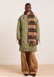 DAMSON MADDER Avery Quilted Coat - Olive