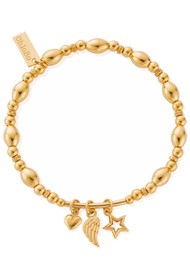 ChloBo Hope and Wisdom Bracelet - Gold