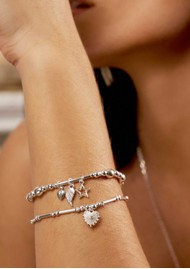 ChloBo Hope and Wisdom Bracelet - Silver