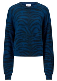 HAYLEY MENZIES Debbie Cashmere Jumper - Navy