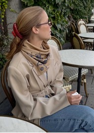 LESCARF Wool Scarf 65cm - Cappuccino