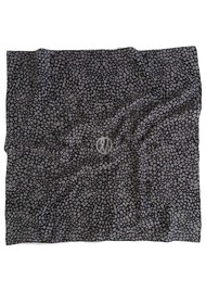 LESCARF Wool Scarf 65cm - Black/Grey