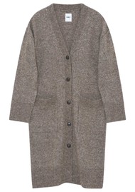 Day Birger et Mikkelsen Sissa Alpaca Blend Longline Cardigan - Wren Melange