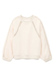 Ba&sh Sweet Sweatshirt - Ecru
