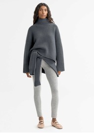SOFT GOAT Cashmere Girlfriend Turtleneck - Anthracite