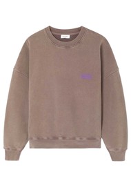 American Vintage Plizzy Cotton Sweatshirt - Vintage Chestnut