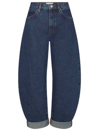 Frame Denim The Bubble High Rise Barrel Leg Jeans - Lavish