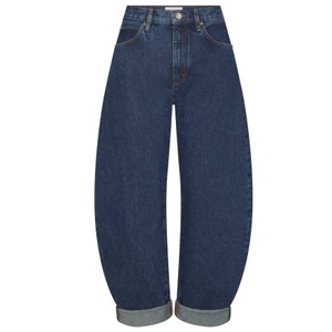 The Bubble High Rise Barrel Leg Jeans - Lavish