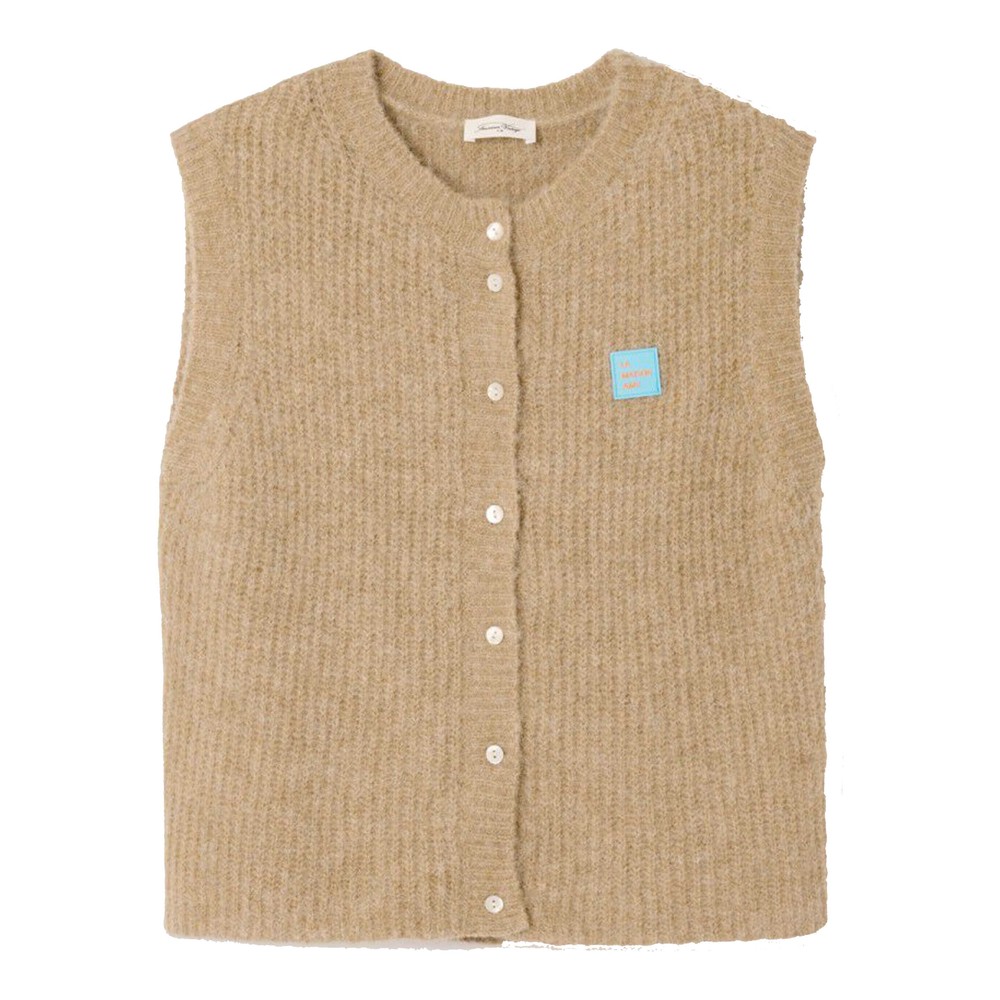 American Vintage Women's East Sleeveless Cardigan - Sable Mel