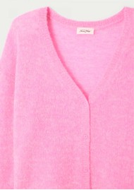 American Vintage Nuggy Wool Cardigan - Petunia Fluo