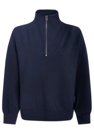 VARLEY Hawley Half Zip Sweatshirt - Navy