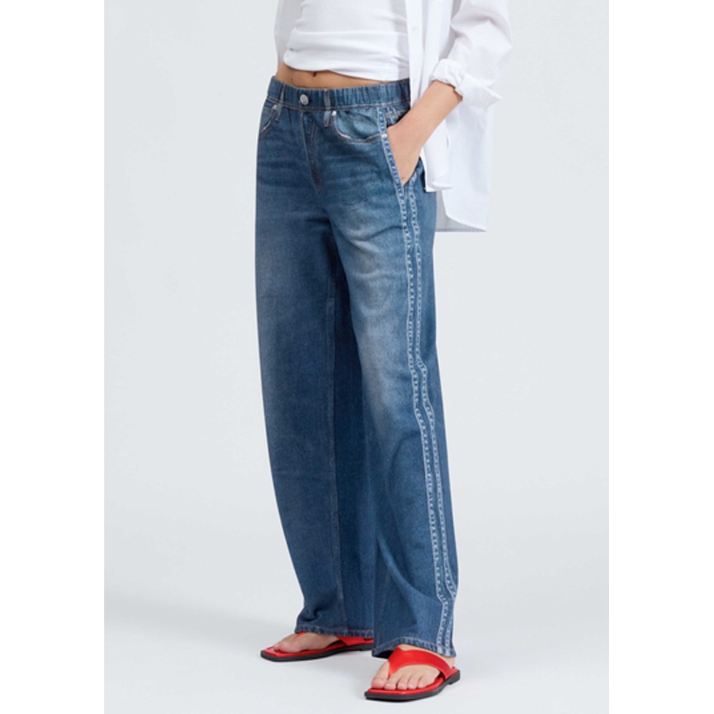RAG & BONE rb Miramar Terry Wide Track Pants - Carst