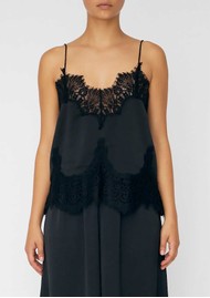 STELLA NOVA Delicate Lace Top - Black