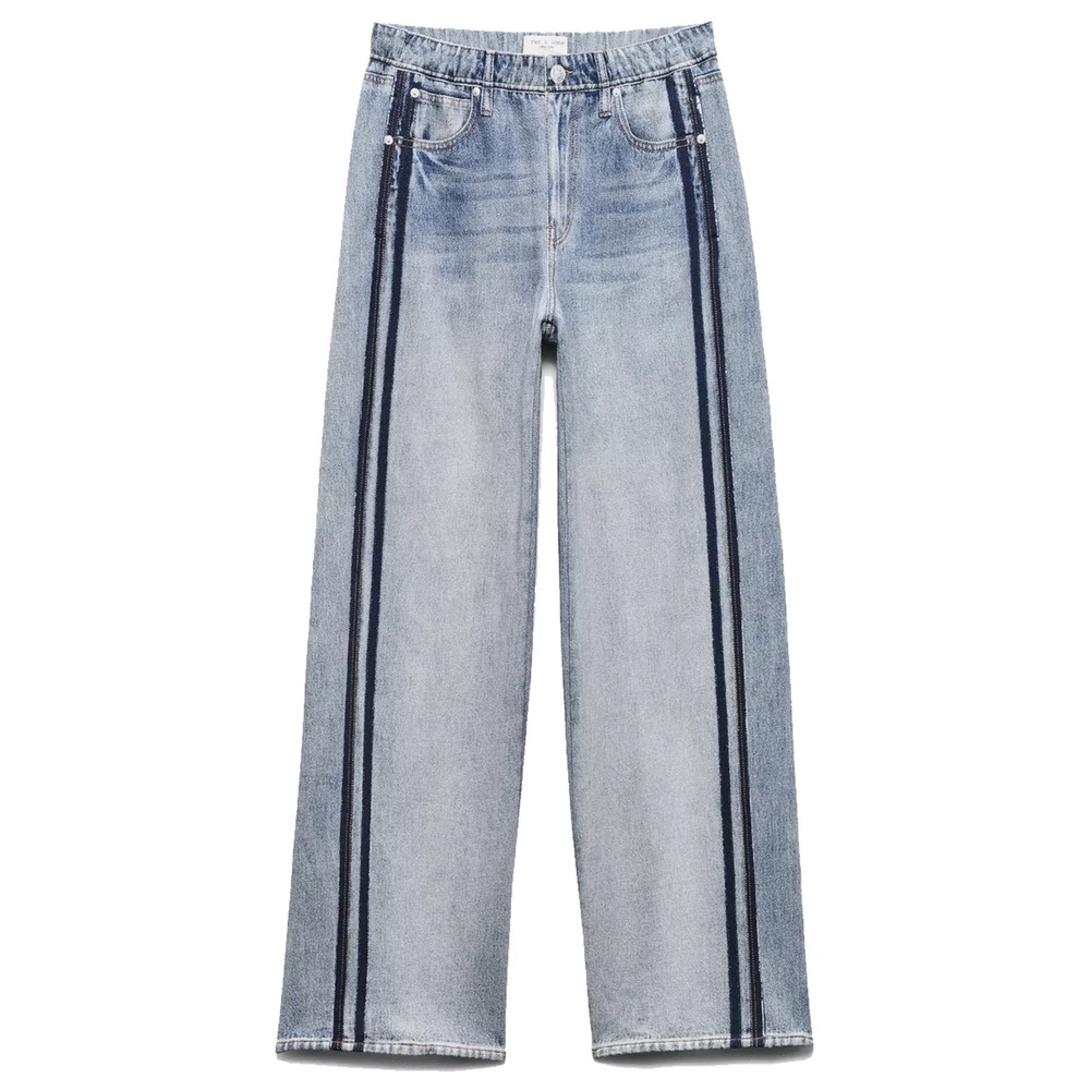 RAG & BONE rb Miramar Terry Wide Track Pants - Coney