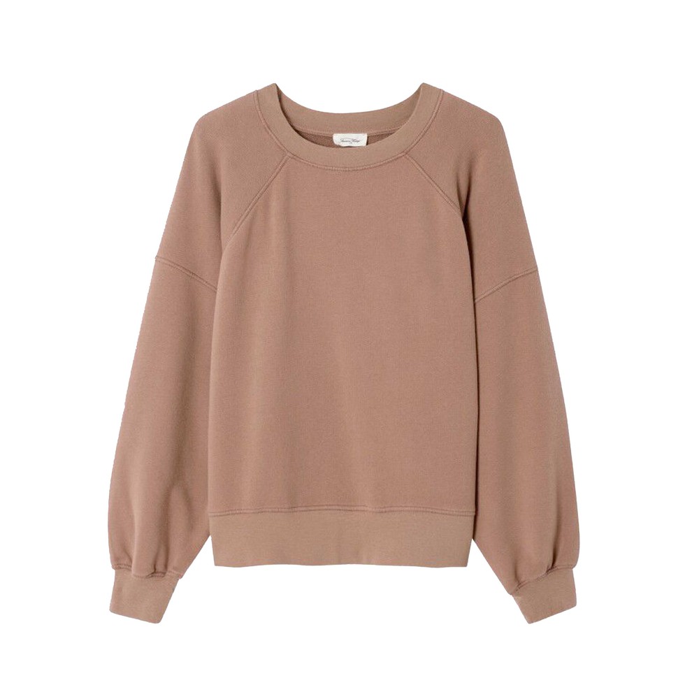 American Vintage Women's Atubay Cotton Sweatshirt - Chocolate