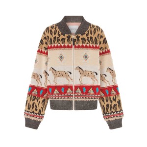 Nomadic Tapestry Bomber Jacket - Cream