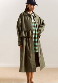 DAMSON MADDER Myrtle 2-in-1 Trench Jacket - Sage