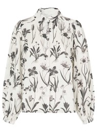 DEA KUDIBAL Siomadea Linen Blouse - Flower Seeds