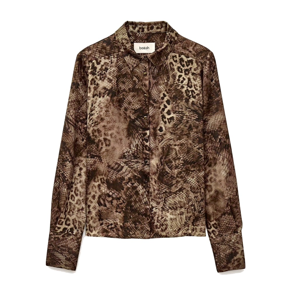 Ba&Sh Women's Kaki Cornelia Shirt