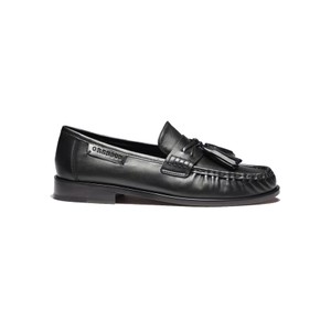 Mari Nappa Leather Tassel Loafer - Black