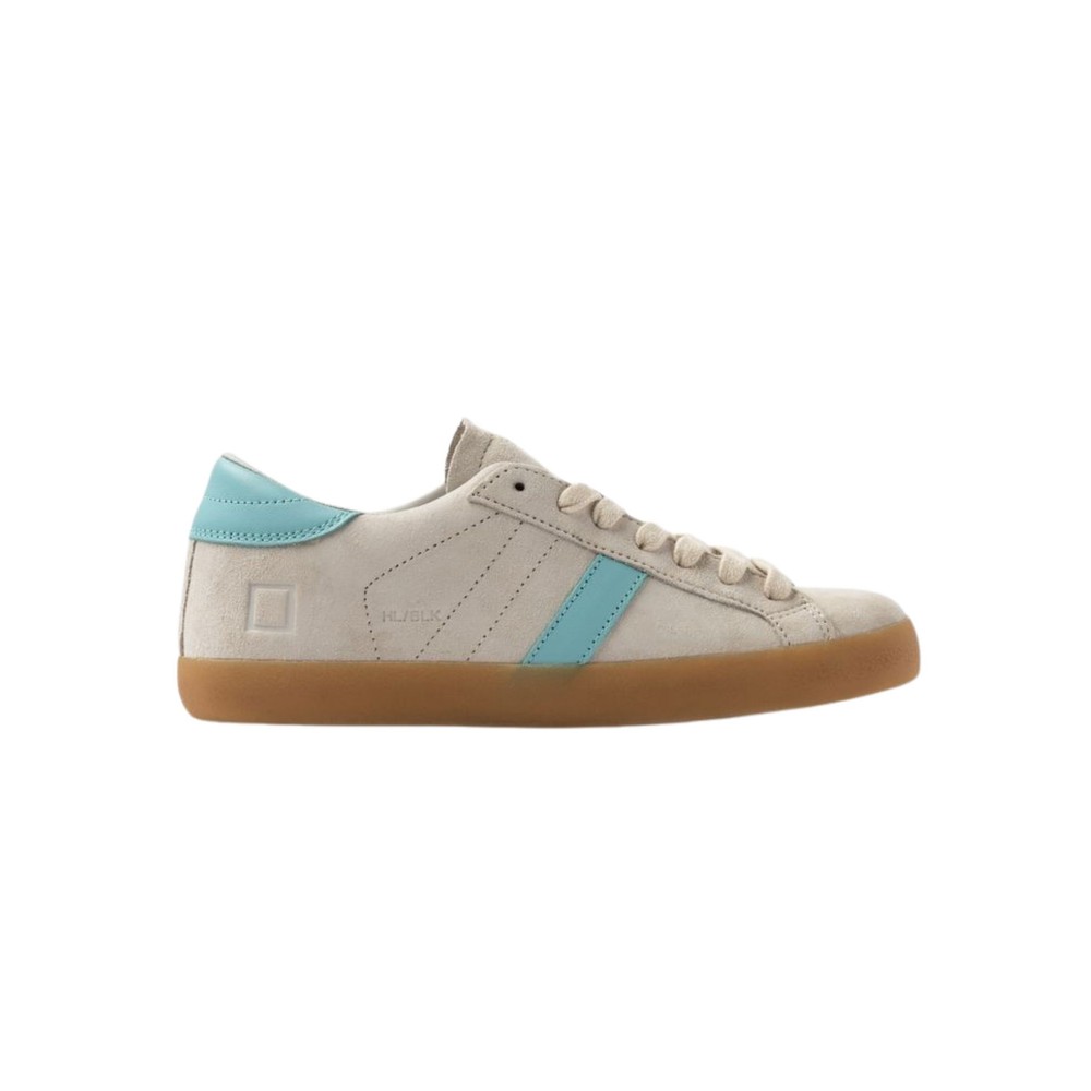 D.a.t.e Women's Beige Hill Low Block Trainer