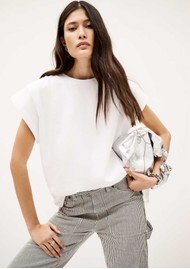 Ba&sh Pio Organic Cotton T-Shirt - White