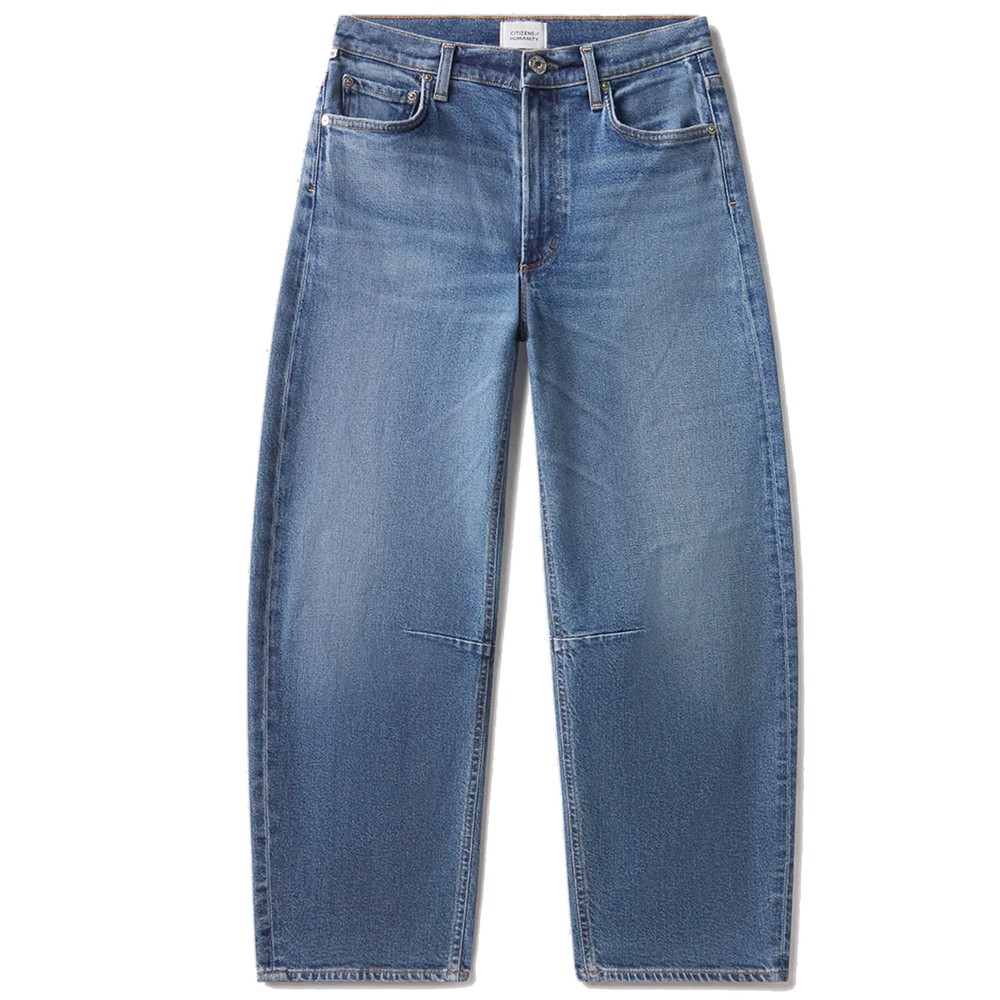 Citizens Of Humanity Women's Indigo Miro Relaxed Barrel Leg High Rise Jean - Benson