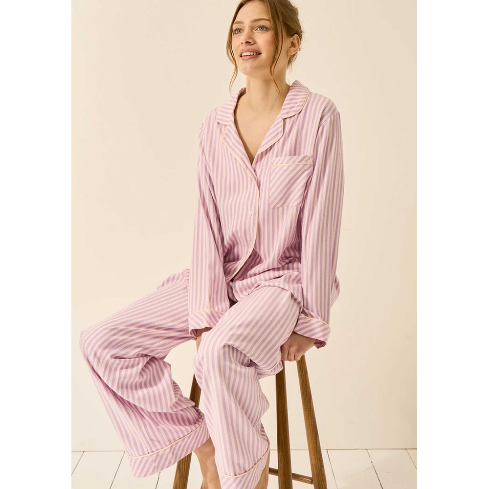 Stripe & Stare Women's Lavender Pyjama Bottoms - Haze