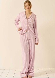 STRIPE & STARE Pyjama Bottoms - Lavender Haze