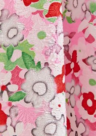 ESSENTIEL ANTWERP Janvier Floral Jacquard Blouse - Cotton Candy