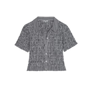 Alton Top - Black Gingham