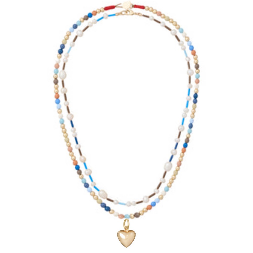 Roxanne Assoulin Women's Gold Happy Baby Duo Necklace