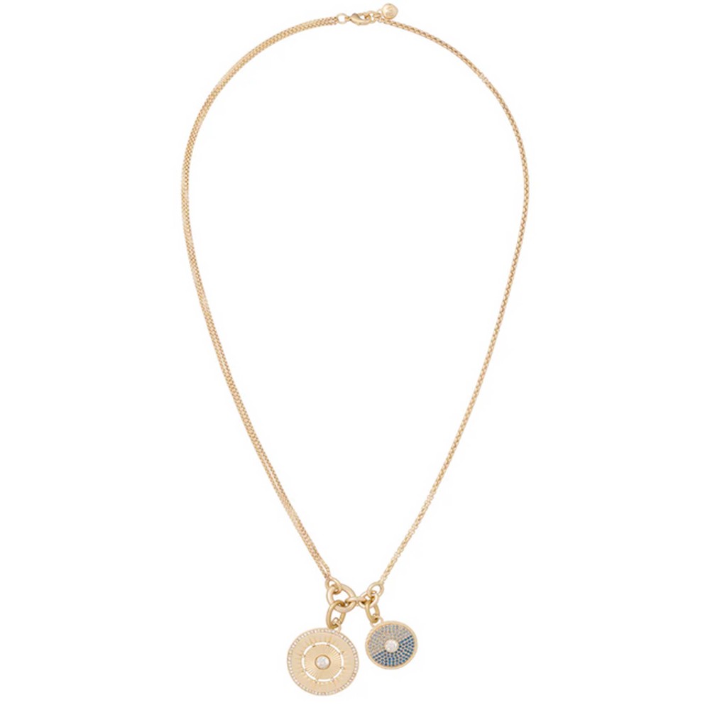 Roxanne Assoulin Women's Gold Medallion Charm Necklace