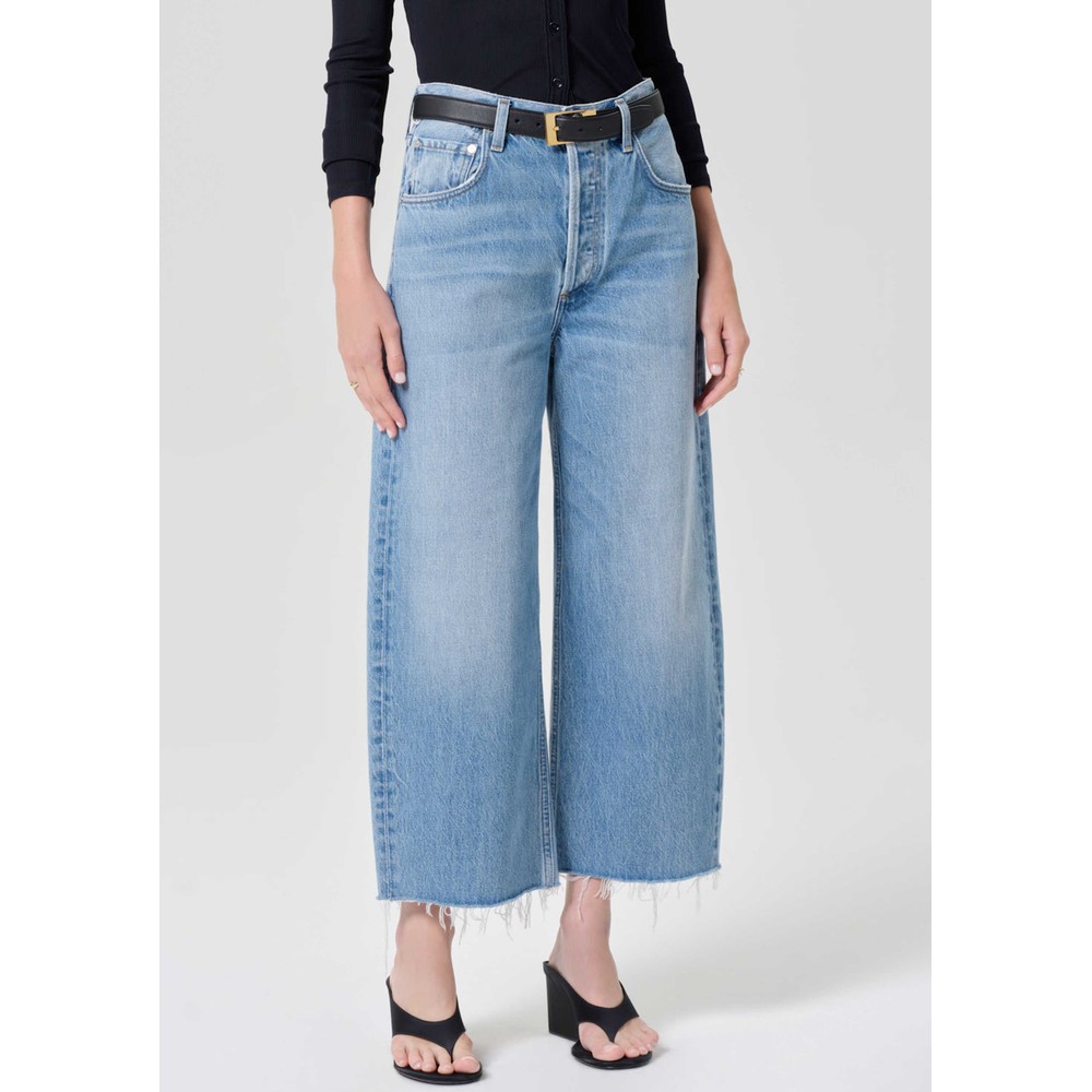 CITIZENS OF HUMANITY Ayla Raw Hem Crop Jeans - Honour