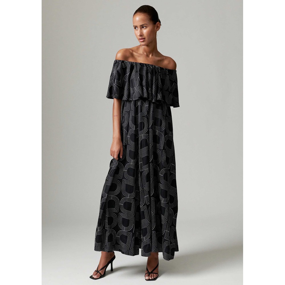 Day Birger Et Mikkelsen Women's Black Chrissi Maxi Dress