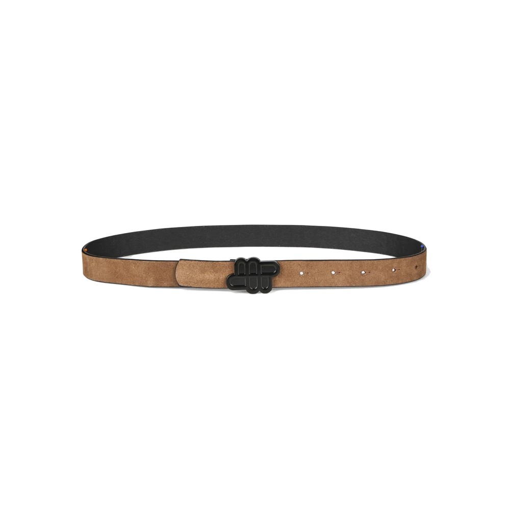 Munthe Women's Brown Solina Leather Belt - Camel